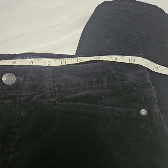 Talbots Black Corduroy Simply Flattering  Straight Leg Pants! - Picture 3 of 7